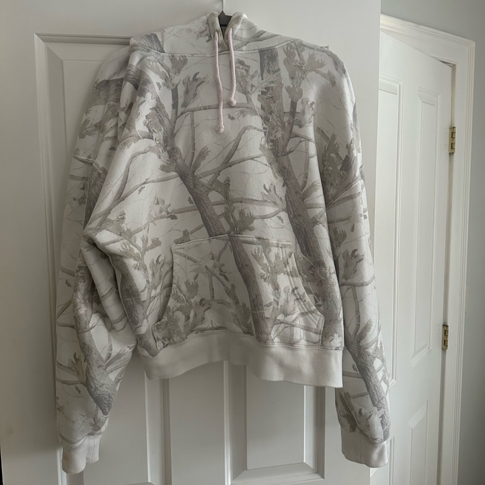 Dairy Boy vintage woodland white camo sweatshirt